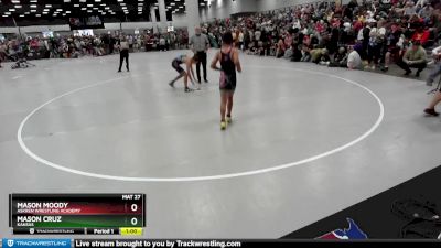 110 lbs Champ. Round 1 - Mason Moody, Askren Wrestling Academy vs Mason Cruz, Kansas