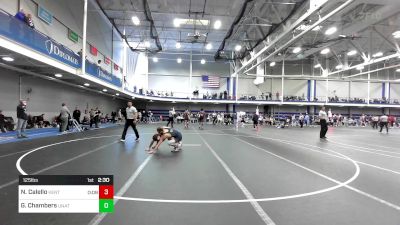 125 lbs Round Of 16 - Nico Calello, Kent State vs Gunner Chambers, Unattached-George Mason