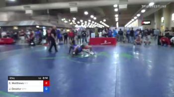 65 kg Consi Of 8 #1 - Cole Matthews, Pittsburgh Wrestling Club vs Jordan Decatur, Ohio Regional Training Center / TMWC