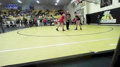 110 lbs Round Of 16 - Pyper Story-Henry, Grove vs Maddie Littleton, Skiatook JH Girls