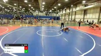 98 lbs Consolation - Dawson Mack, Bolingbrook Jr Raiders vs Colton Klug, Mollitium