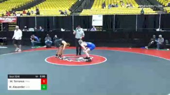 113 lbs Prelims - Matthew Terrence, Unattached 90 vs Wyatt Alexander, Unattached 106