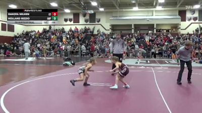 SPW-3 lbs Quarterfinal - Dakota Wilken, Clarksville Tribe vs Holland Rizzio, Alburnett Mat Pack