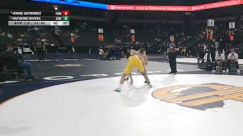 138 lbs 3rd Place - Vinnie Gutierrez, Fountain Valley (SS) vs Raymond Rivera, Clovis (CS)
