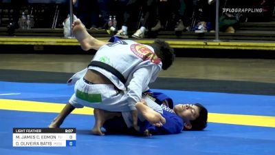 MALACHI JAMES C. EDMOND vs DIEGO OLIVEIRA BATISTA 2021 World Jiu-Jitsu IBJJF Championship