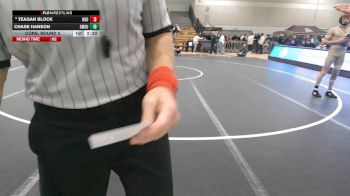 133 lbs Cons. Round 2 - Teagan Block, Northern State vs Chase Hanson, Southwest Minnesota State