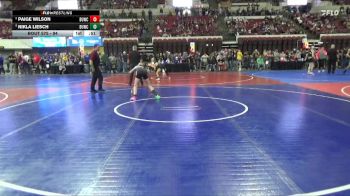 94 lbs Cons. Semi - Nikla Liesch, Falls Academy vs Paige Wilson, Kalispell Wrestling Club