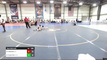 113 lbs Rr Rnd 1 - Robby Newton, Mayo Quanchi vs Austin Guerrieri, Ragin Raisins Catawba