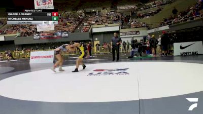 Schoolgirls - 120 lbs Quarters - Isabella Varney, Dethrone Wrestling Club vs Michelle MENDEZ