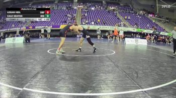 133 lbs Round 4 (6 Team) - Logan Heil, Campbell vs Cale Seaton, South Dakota State