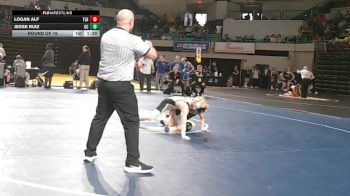 120 lbs Round Of 16 - Logan Alf, TL Hanna vs Jesse Ruiz, Goose Creek