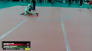 76 lbs Round 1 (4 Team) - Cayden Clark, Rebellion vs Dominic Schuman, Mat Assassins Red