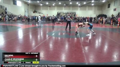 75 lbs Cons. Round 3 - Ian Nohl, MAHACA vs Charlie Krumwiede, Wayzata Youth Wrestling