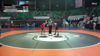 1A-4A 157 Champ. Round 2 - Braylan Hensley, Wilson vs Malachi Flynn, Weaver