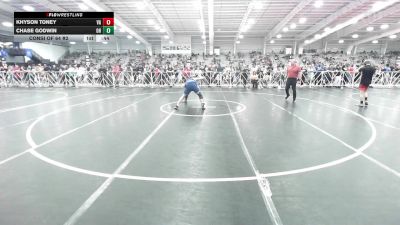 138 lbs Consi Of 64 #2 - Khyson Toney, VA vs Chase Godwin, OH