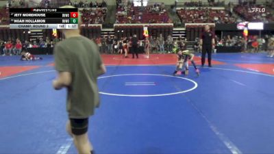 73 lbs Champ. Round 3 - Noah Hollamon, Mine Yard Dogs Wrestling Club vs Jett Morehouse, Glasgow Wrestling Club