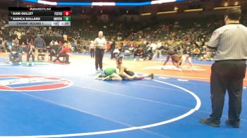 135 Class 1 lbs Champ. Round 1 - Dani Gullet, Festus vs Danica Ballard, Smithville