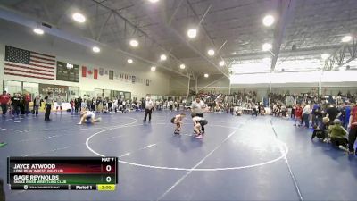 106 lbs Cons. Round 1 - Jayce Atwood, Lone Peak Wrestling Club vs Gage Reynolds, Snake River Wrestling Club