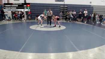 90 lbs Cons. Round 2 - Kellen Fender, Hawk Wrestling Club vs Maddix Gardner, Challis Blackheart Wrestling Club