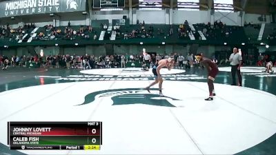 157 lbs Semifinal - Caleb Fish, Oklahoma State vs Johnny Lovett, Central Michigan