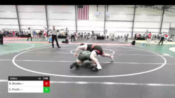 285 lbs Round Of 64 - Bill Brosko, PA vs Caleb Pruitt, GA