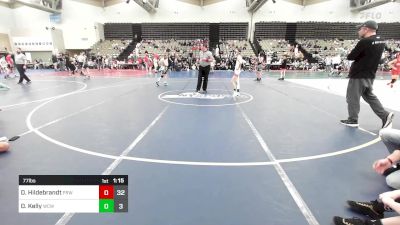 77 lbs Rr Rnd 6 - David Hildebrandt, Pride Wrestling vs Declan Kelly, Wrecking Crew Wrestling Academy