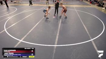 132 lbs Cons. Round 2 - Kam Koerner, Minnesota vs Jake Freed, Grand Rapids Screaming Yetis Wrestling Club