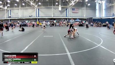 64 lbs Round 3 (6 Team) - Marcus Risk, Capital City WC vs Vincent Ciampoli, Xtreme Team