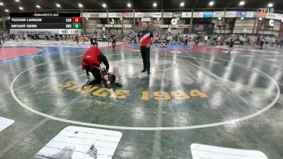 130 lbs 7th Place Match - Tucker Larson, Cobbler Kids Wrestling vs Bryant Kern, Dickinson Wrestling Club