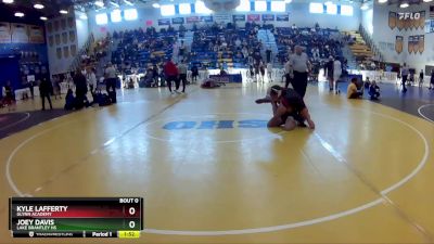 126 Blue Round 2 - Joey Davis, Lake Brantley Hs vs Kyle Lafferty, Glynn Academy