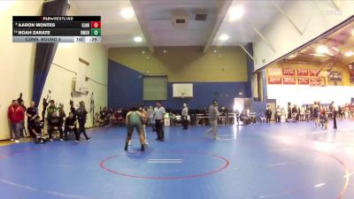 215 lbs Cons. Round 4 - Aaron Montes, Eleanor Roosevelt vs Noah Zarate, Damien