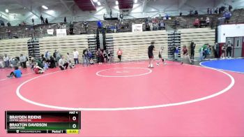 72-81 lbs Round 5 - Braxton Davidson, Greenwood vs Brayden Ridens, Center Grove WC