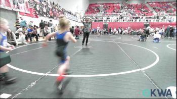 37 lbs Final - Amos Boyd, Harrah Little League Wrestling vs Lane Gregory, Harrah Little League Wrestling