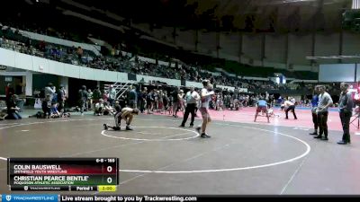 165 lbs Round 1 - Christian Pearce Bentley, Poquoson Athletic Association vs Colin Bauswell, Smithfield Youth Wrestling