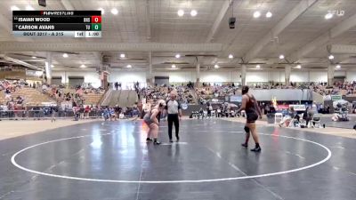 A 215 lbs Cons. Round 1 - Isaiah Wood, Brighton High School vs Carson Avans, Tullahoma High School