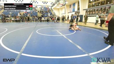 80 lbs Final - Grayson Wolf, Wolfpak Wrestling vs Owen Schiltz, Verdigris Youth Wrestling