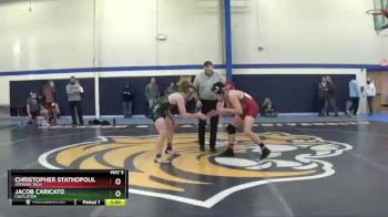 157 lbs Champ. Round 2 - Jacob Caricato, Castleton vs Christopher Stathopoulos, Stevens Tech