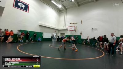 175B Round 4 - Kaden Sanchez, Worland High School vs Chad Preston, Glenrock