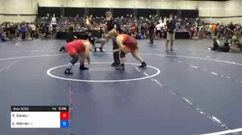 195 lbs Prelims - Kiara Ganey, IL vs Emma Warren, NC