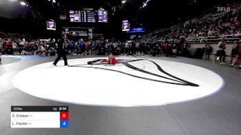 120 lbs Cons 64 #1 - Chase Creque, Tennessee vs Lincoln Flayter, Wisconsin