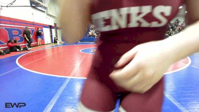 155 lbs Consi Of 4 - Maryniang Tuang, Jenks vs Shelby Correa, Jenks