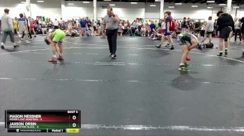 106 lbs Round 3 (4 Team) - Mason Messner, Moser`s Mat Monsters vs Jaxson Orsin, Headhunters Black