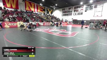 150 lbs Cons. Round 3 - Corey Zamora, Alta Loma vs Eddie Avila, Valencia (Valencia)