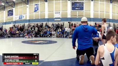 73 lbs Round 2 (3 Team) - Stephen Styer, Franklin Central Wrestling Club vs Blake Kapitan, Brownsburg Wrestling Club