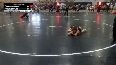 85 lbs Quarterfinal - Tyrson Falzone, Eagle Talon Wrestling vs Rowan Taylor, Rabbit Wrestling Club