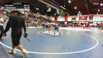 175 lbs Champ. Round 1 - Cael Cryer, Moreno Valley vs Mason Sauls, Chaparral