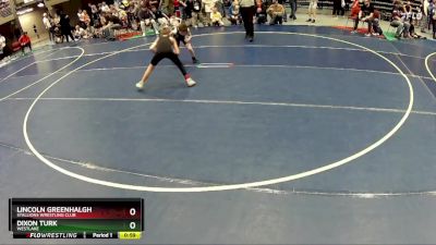 70 lbs Cons. Round 5 - Dixon Turk, WESTLAKE vs Lincoln Greenhalgh, Stallions Wrestling Club