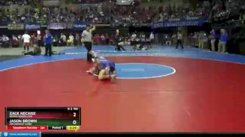 3rd Place Match - Zack Necaise, North Vermillion vs Jason Brown, Archbishop Shaw