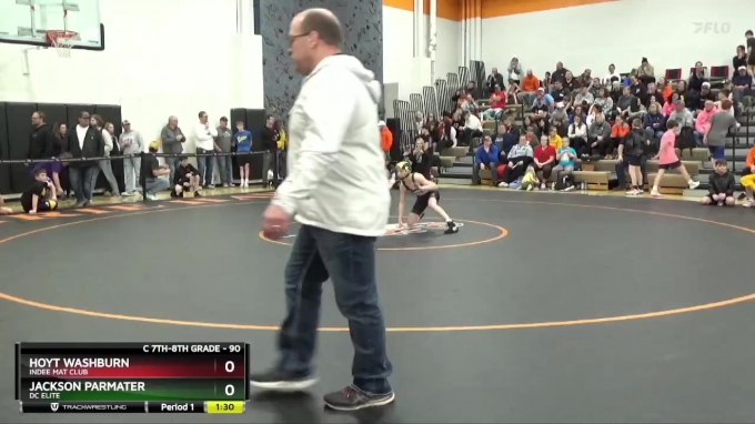 90 lbs Quarterfinal - Hoyt Washburn, Indee Mat Club vs Jackson Parmater ...