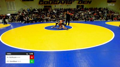 116 lbs Semifinal - Henry Aslikyan, Birmingham vs Drake VomBaur, Severance (CO)